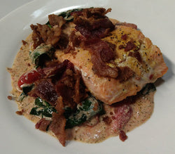 BLT Salmon in Dill Sauce